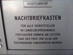 Nachtbriefkasten Nachtbriefkasten